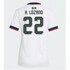 Mexiko Hirving Lozano #22 Borta Kläder Dam VM 2026 Kortärmad